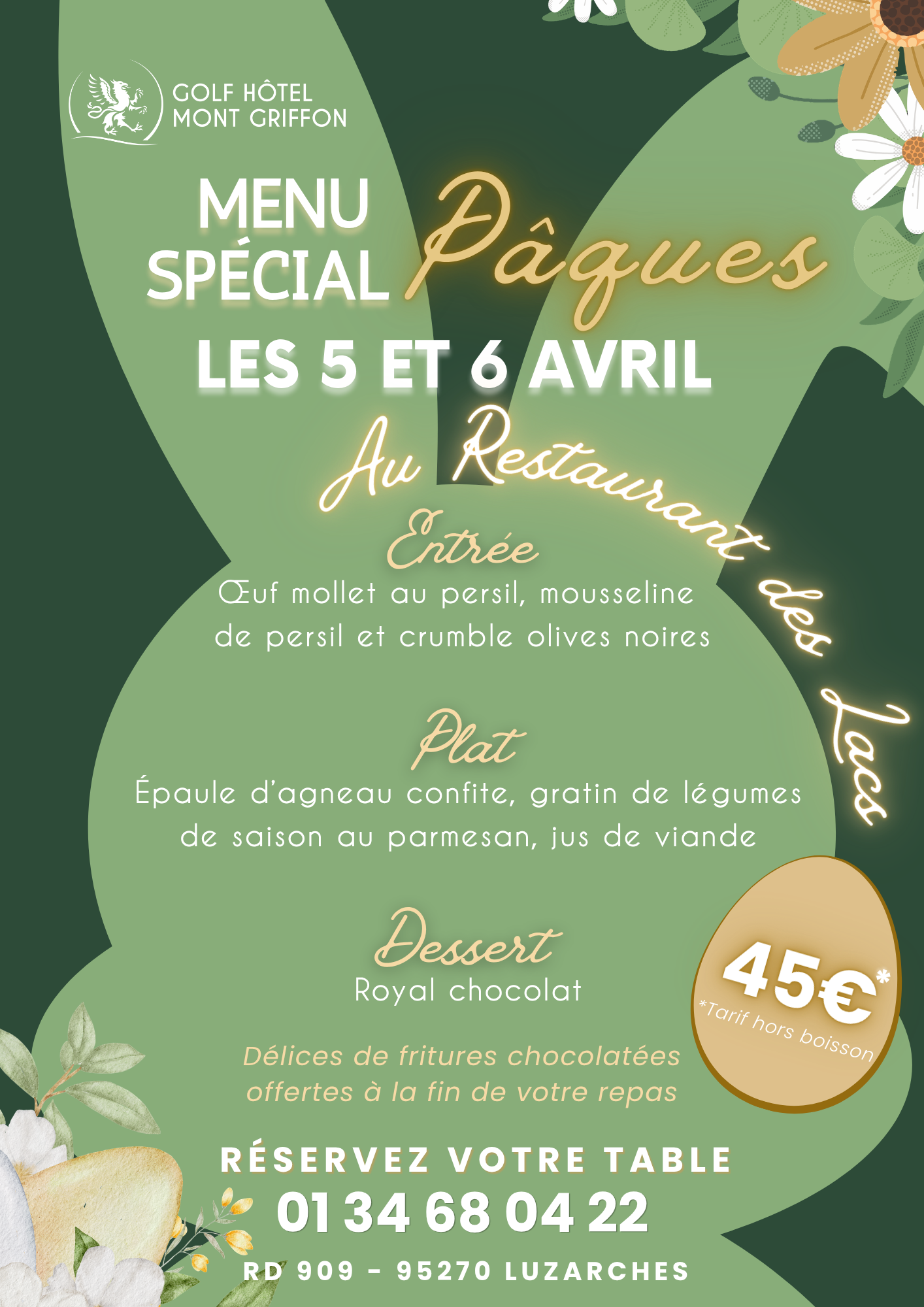 Menu de Pâques