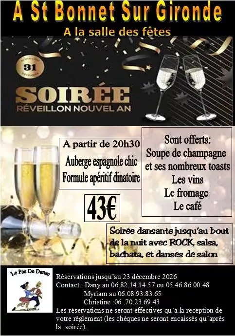Soirée Réveillon du nouvel an
