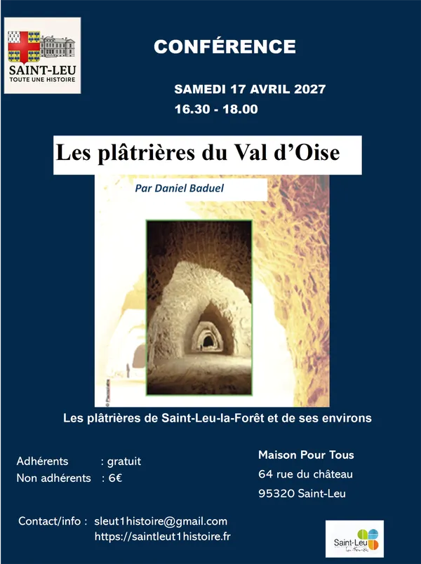 Les plâtrières de Saint-Leu-la-Forêt et aux environs