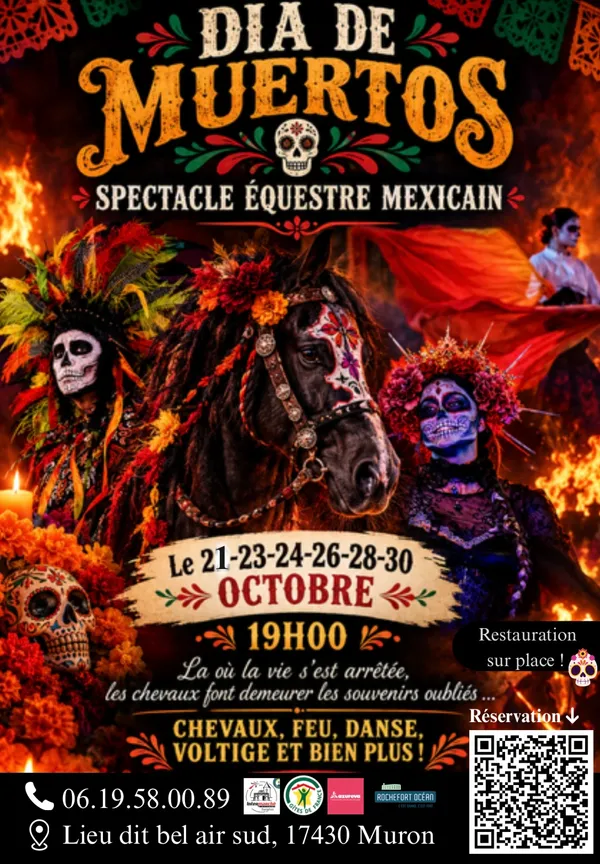 Spectacle équestre : Dia de muertos