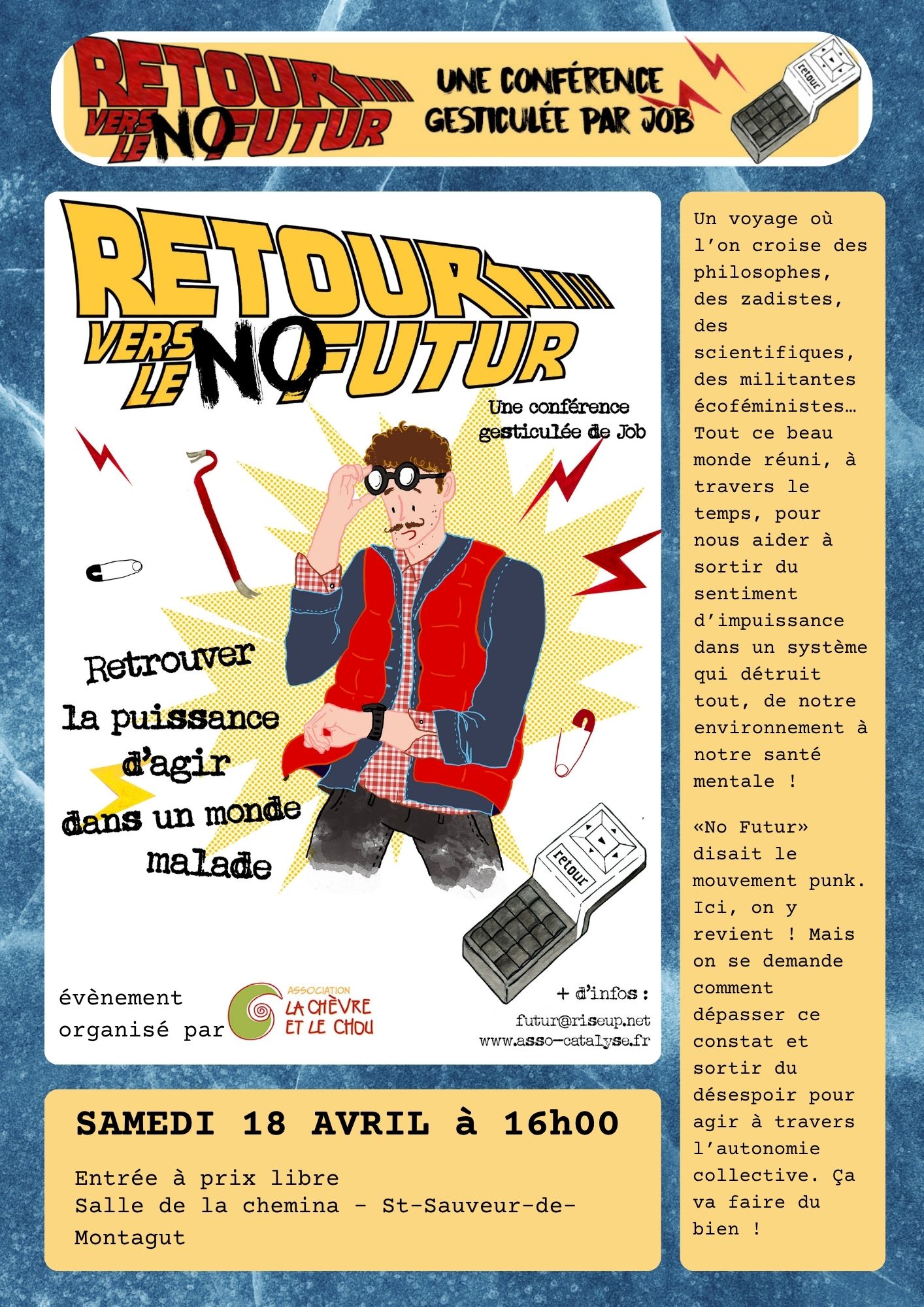 Conférence gesticulée : Retour vers le "no futur"