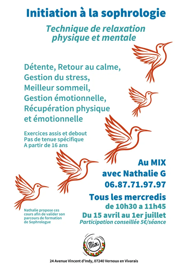 Atelier "Initiation à la sophrologie"