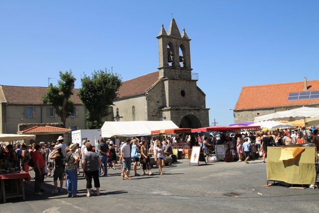 Marché de la myrtille