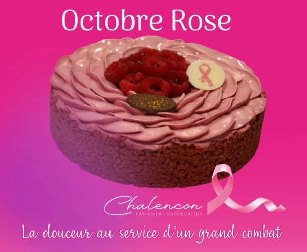 Gâteau pour Octobre rose - Tain
