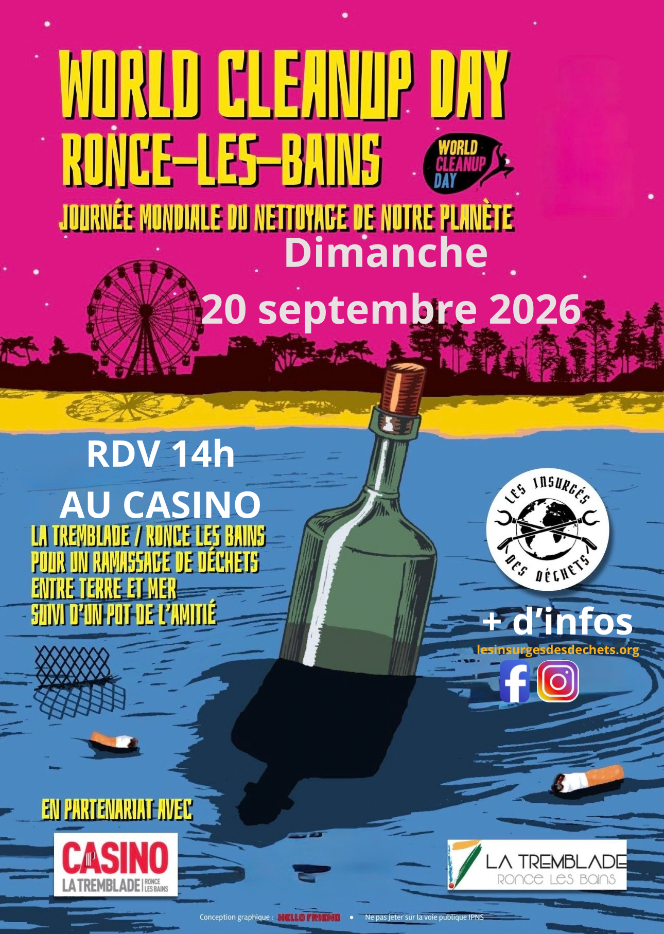 WORLD CLEANUP DAY 2026 – Journée mondiale du nettoyage de notre planète