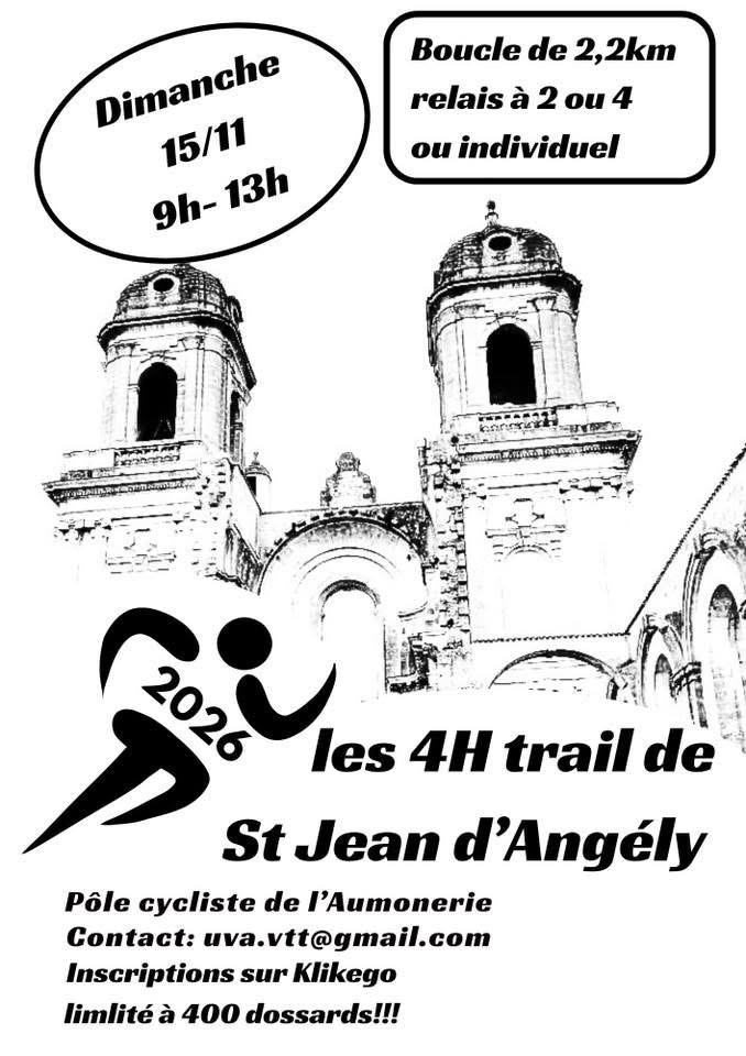 Les 4h trail - Saint-Jean-d'Angély