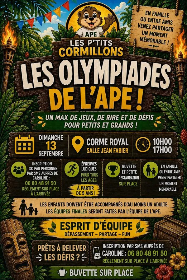 Les Olympiades de l'APE