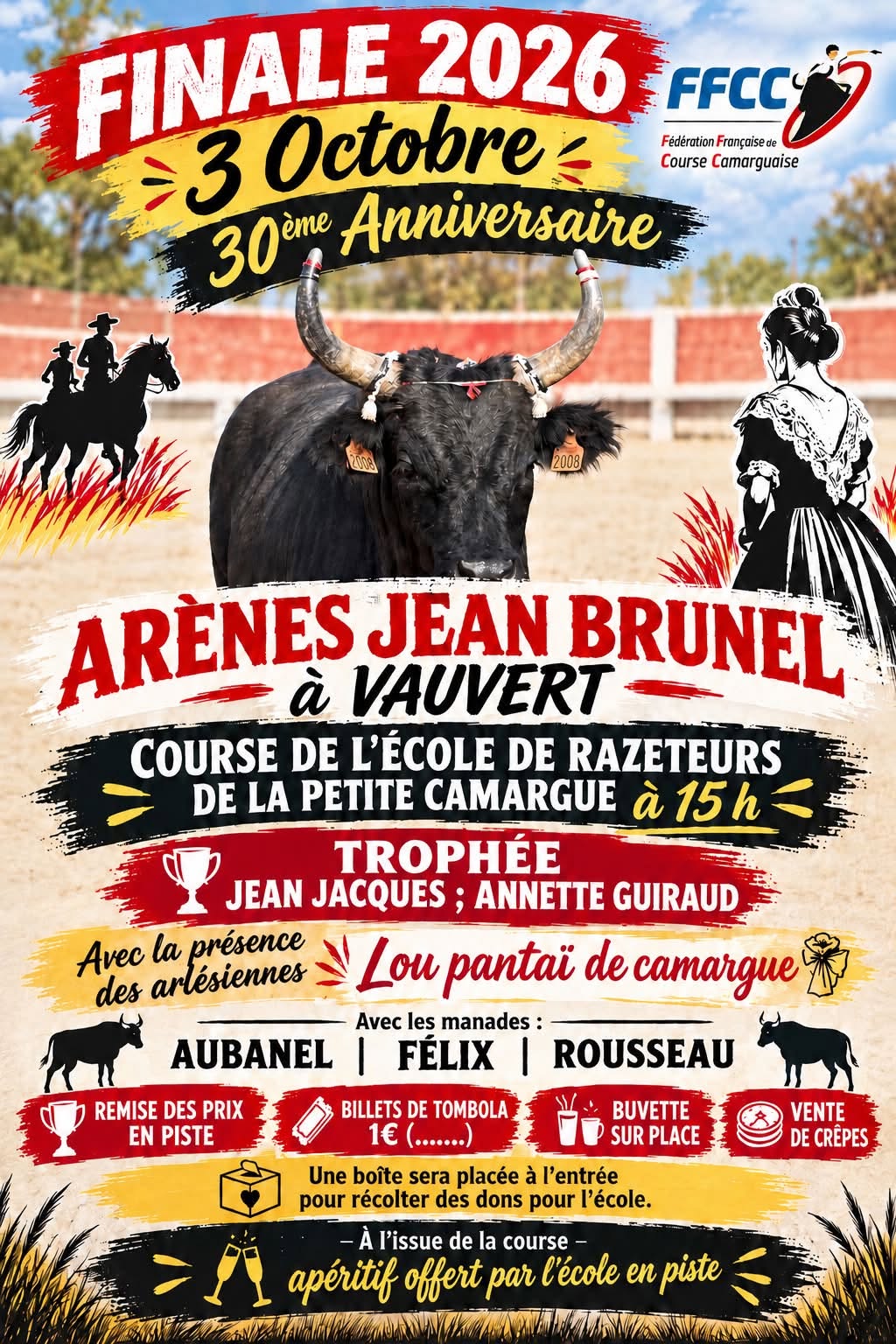 [annulé] Course camarguaise - Ecole de razeteurs