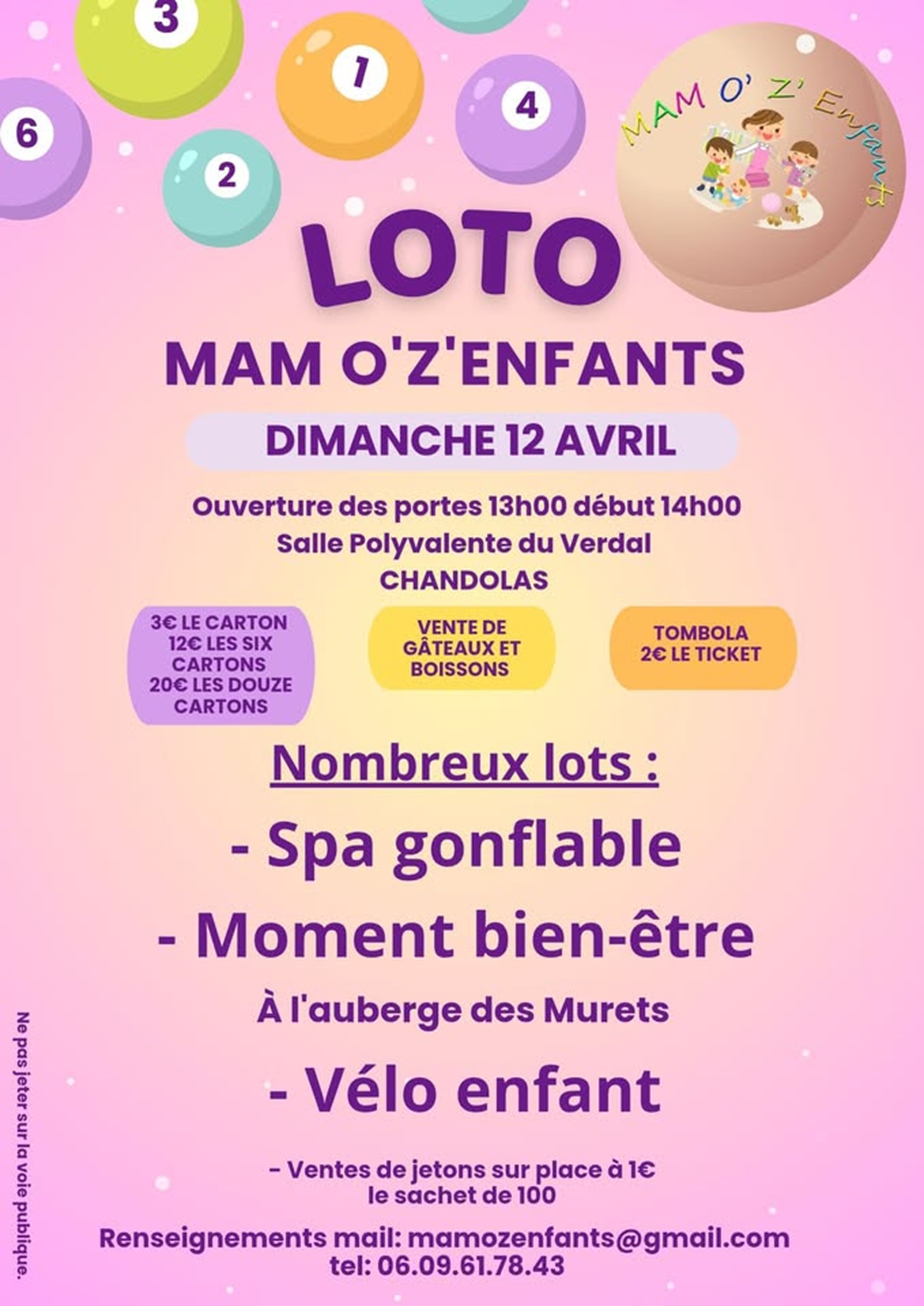 Loto de la Mam'O'Z'enfants