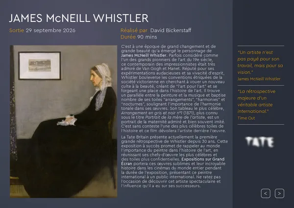 CinéExposition - James McNeill Whistler