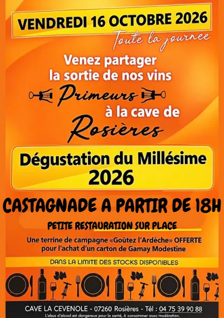 Sortie des vins primeurs