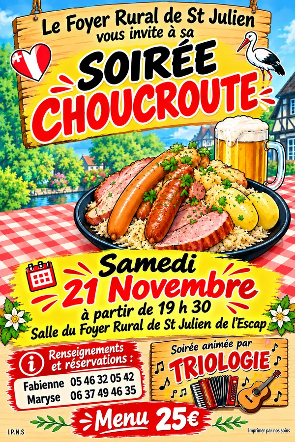 Soirée Choucroute