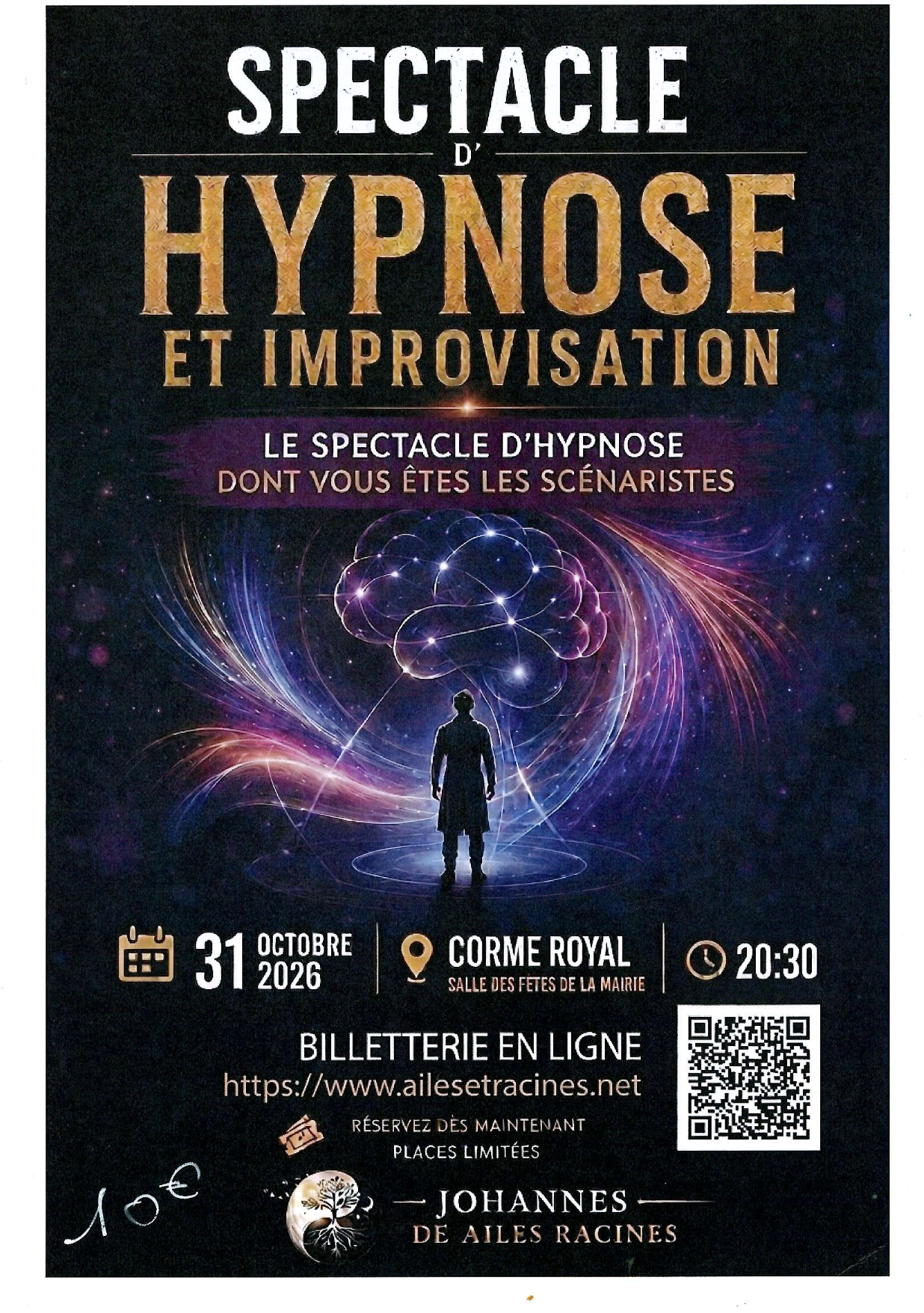 Spectacle d'hypnose et improvisation