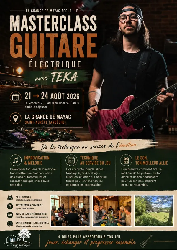 Masterclass Guitare Électrique avec TEKA