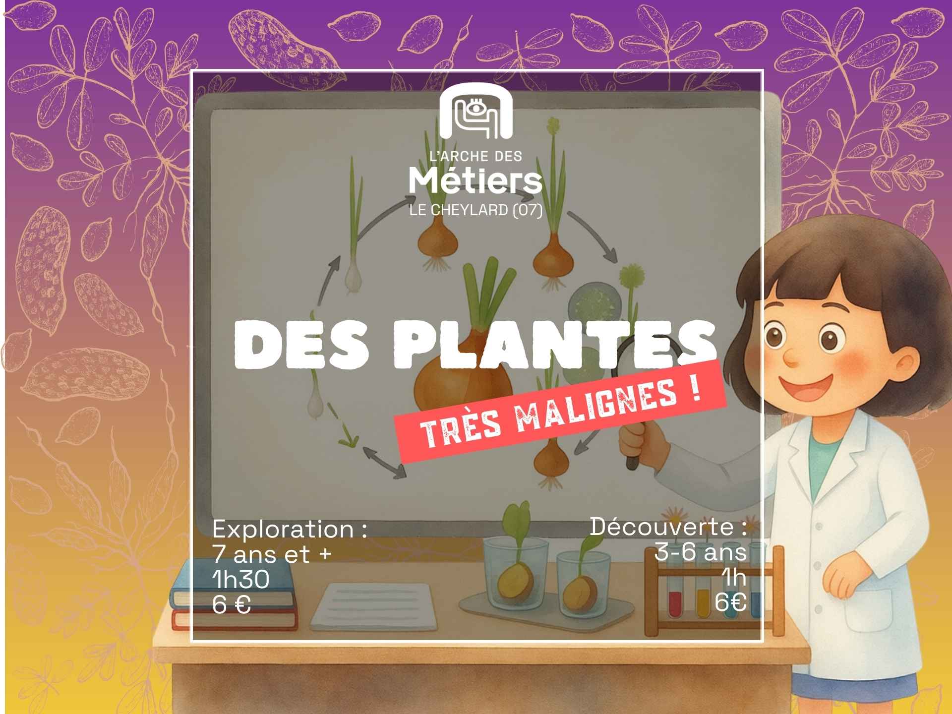 Des plantes très malignes ! Exploration dès 7 ans