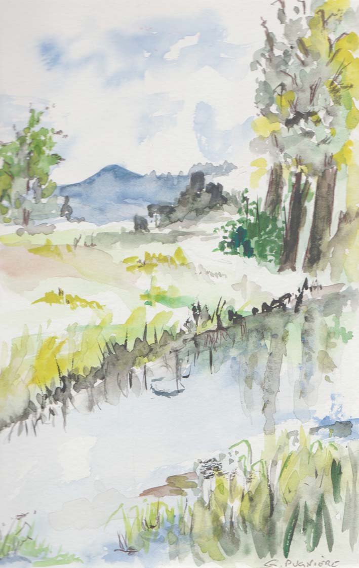 Exposition d'aquarelles de Georges Pugnière