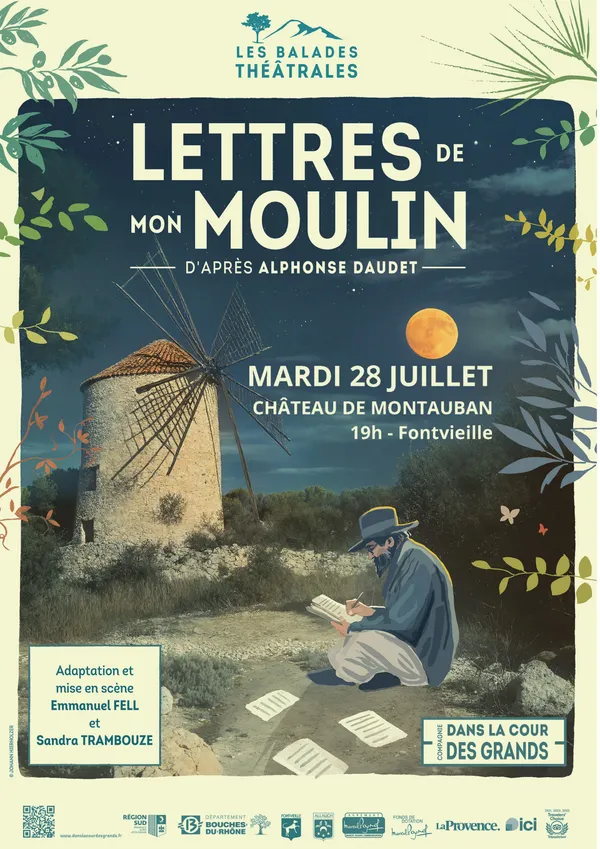 COMPLET - Balade théâtrale - Lettres de mon Moulin par la Compagnie Dans la Cour des Grands