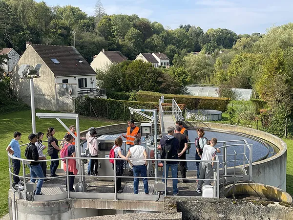 Visite de la station d'épuration de Chars