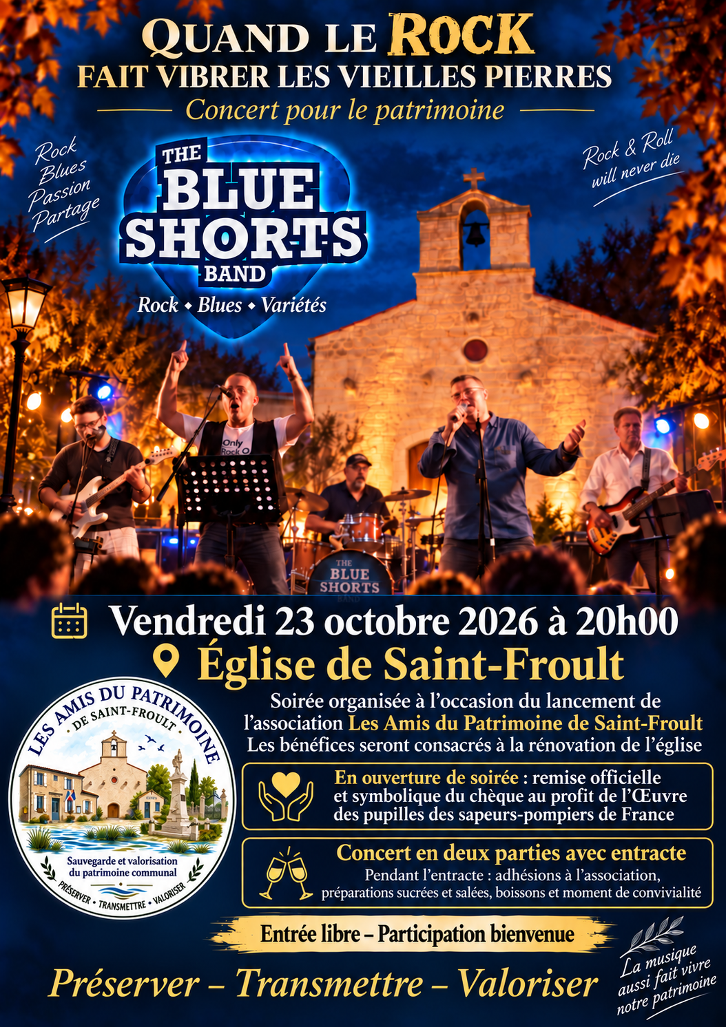 Concert : The Blue Shorts Band