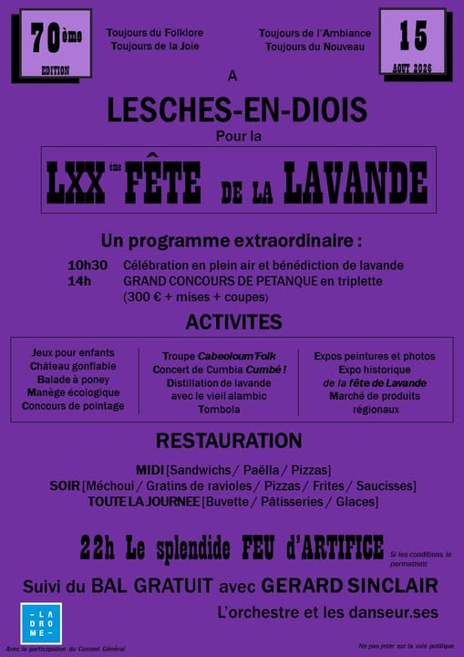 ANNULÉ - LXXème fête de la Lavande