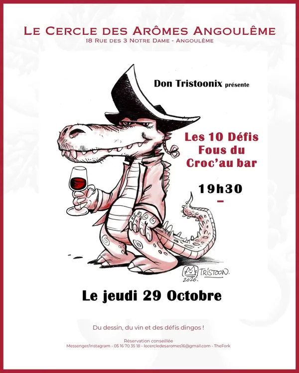 Le cercle des arômes - Les défis du croc'au bar