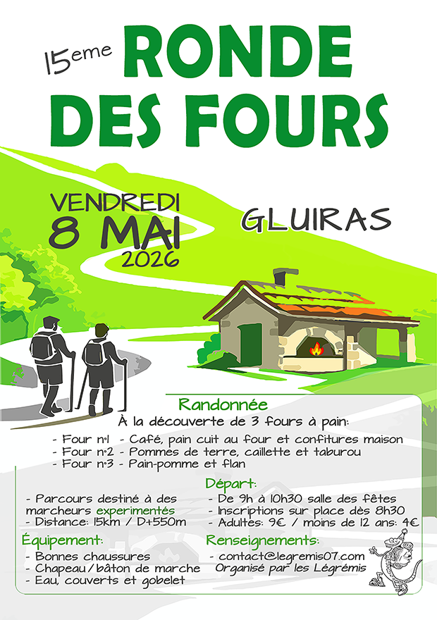Randonnée pédestre "La Ronde des fours" (édition #15)