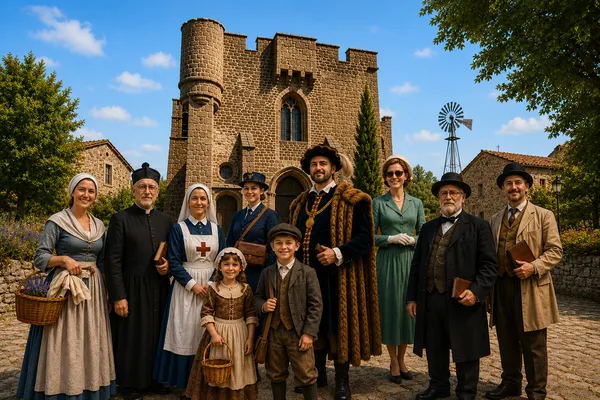 Visite théâtralisée du village