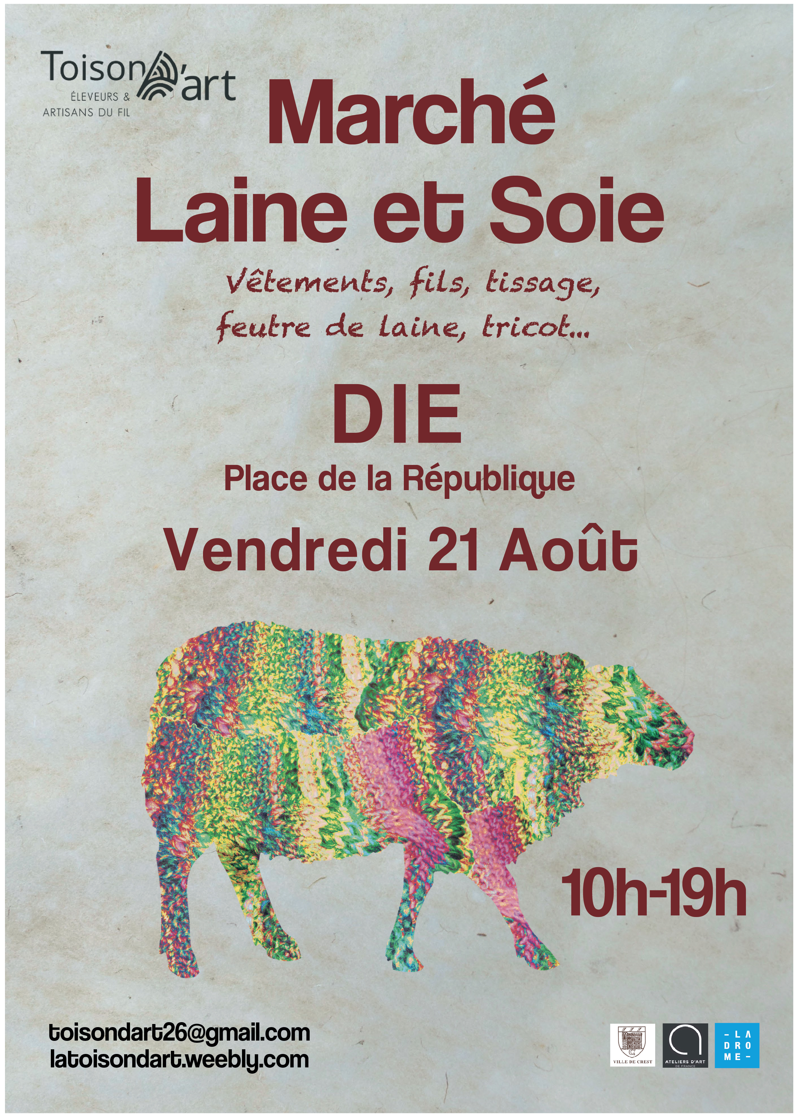 Marché Laine et Soie