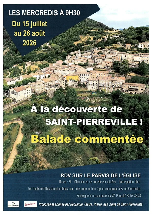 Balade commentée "À la découverte de Saint-Pierreville"