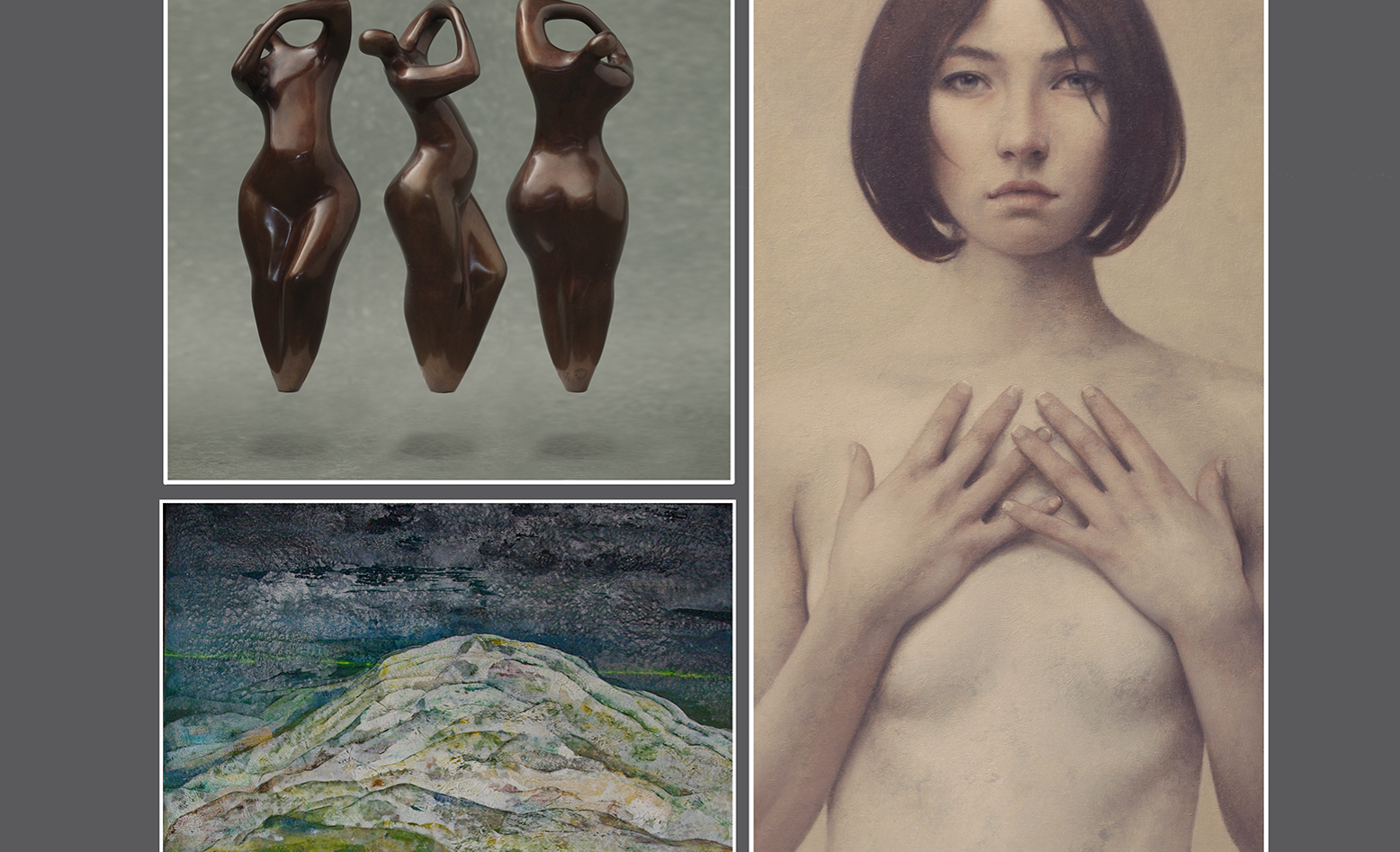 Expositions à la galerie Seibel avec Heide Rose, Jean-Bernard Millau & Louis Treserras