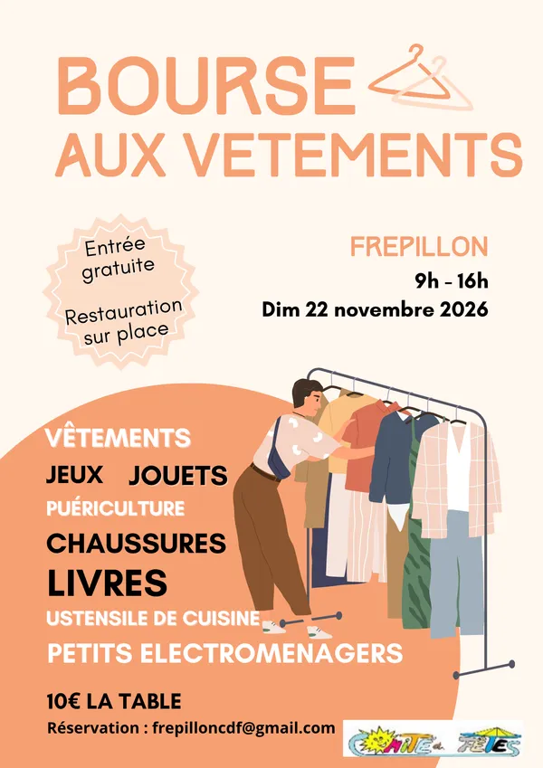 Bourse aux vêtements, jouets & puéricultures