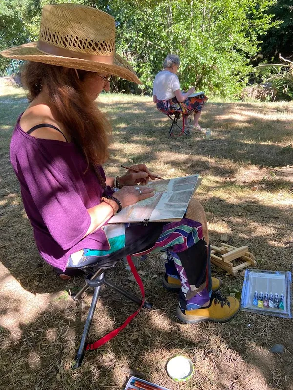 Atelier dessin en extérieur