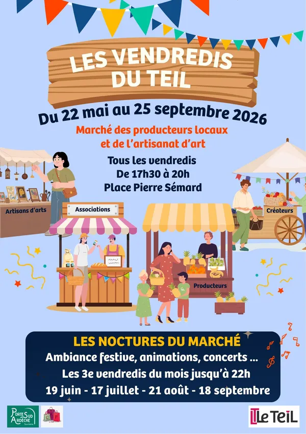 Marché nocturne Le Teil