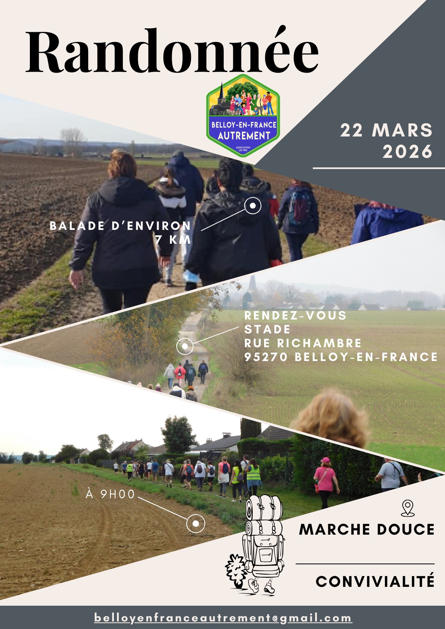 Randonnée Belloy-en- France autrement