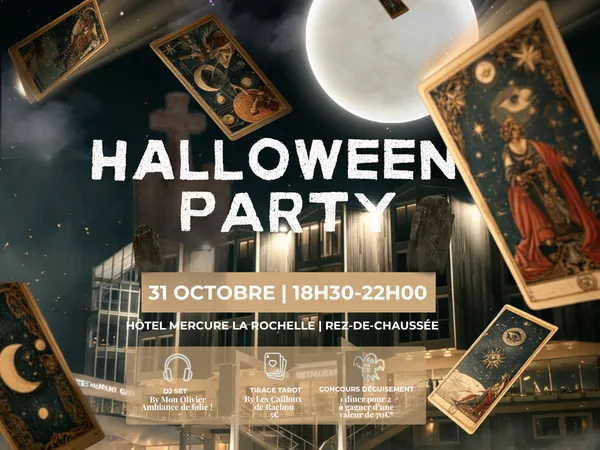 Animation - Soirée Halloween - DJ SET, Cartomancienne & Concours déguisement