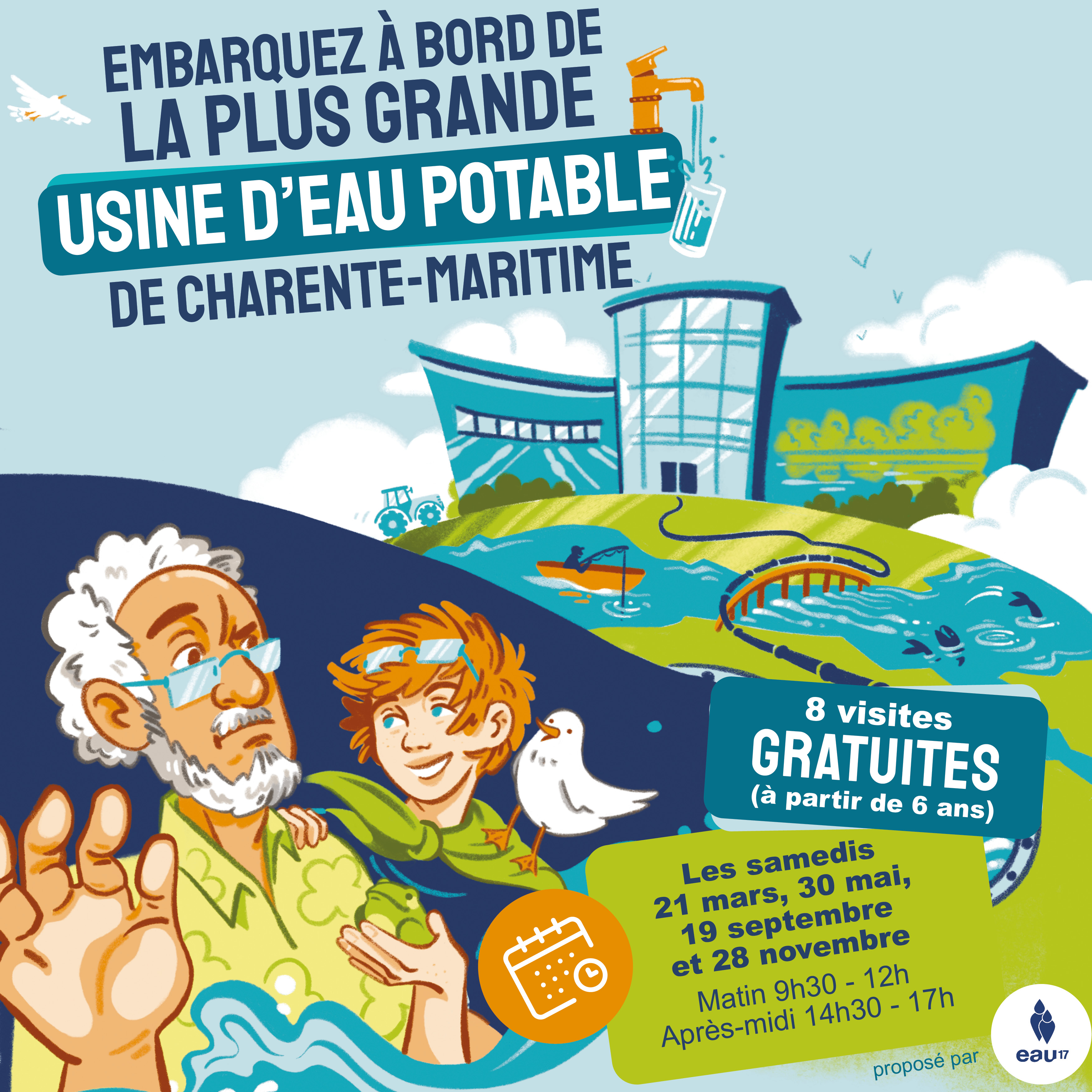 Embarquez à bord de la plus grande usine d'eau potable du département !