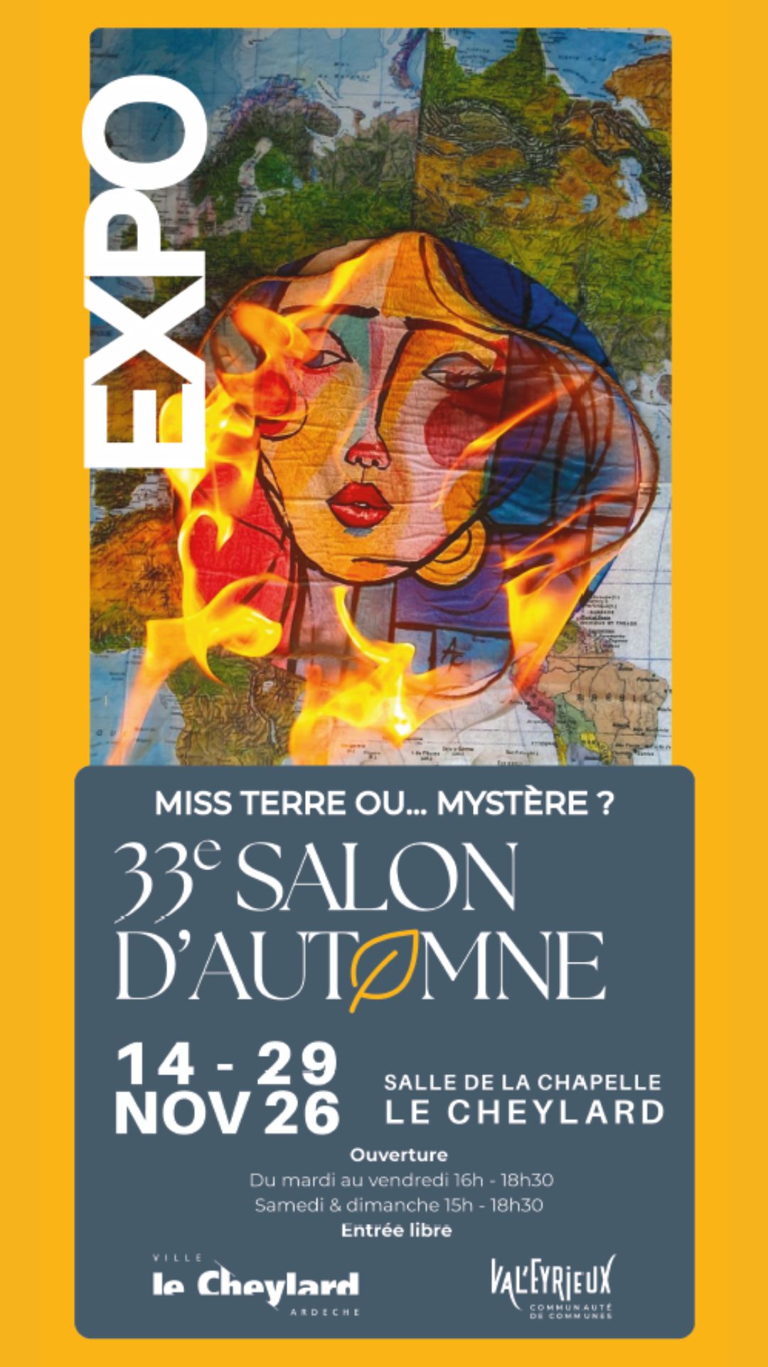 Saison culturelle de Val'Eyrieux : 33ème Salon d'Automne