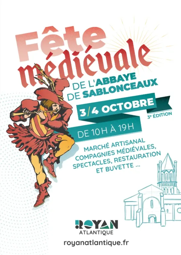 Fête médiévale - Visite commentée de l’Abbaye de Sablonceaux
