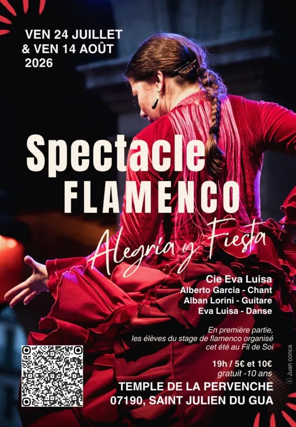 Spectacle de danse flamenco "Alegria y Fiesta"