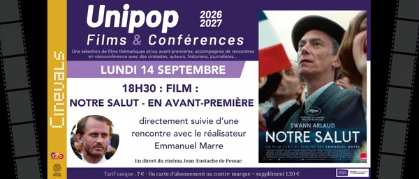 Unipop - Film & Rencontre ou Conférence : "Notre salut"
