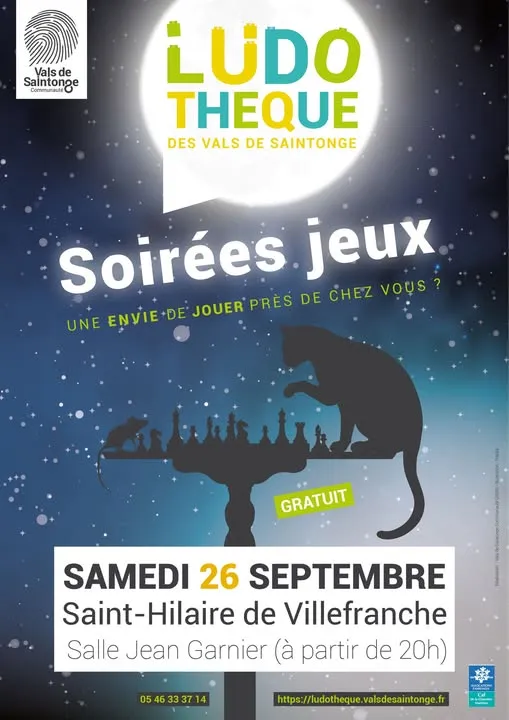 Soirée jeux avec la Ludothèque