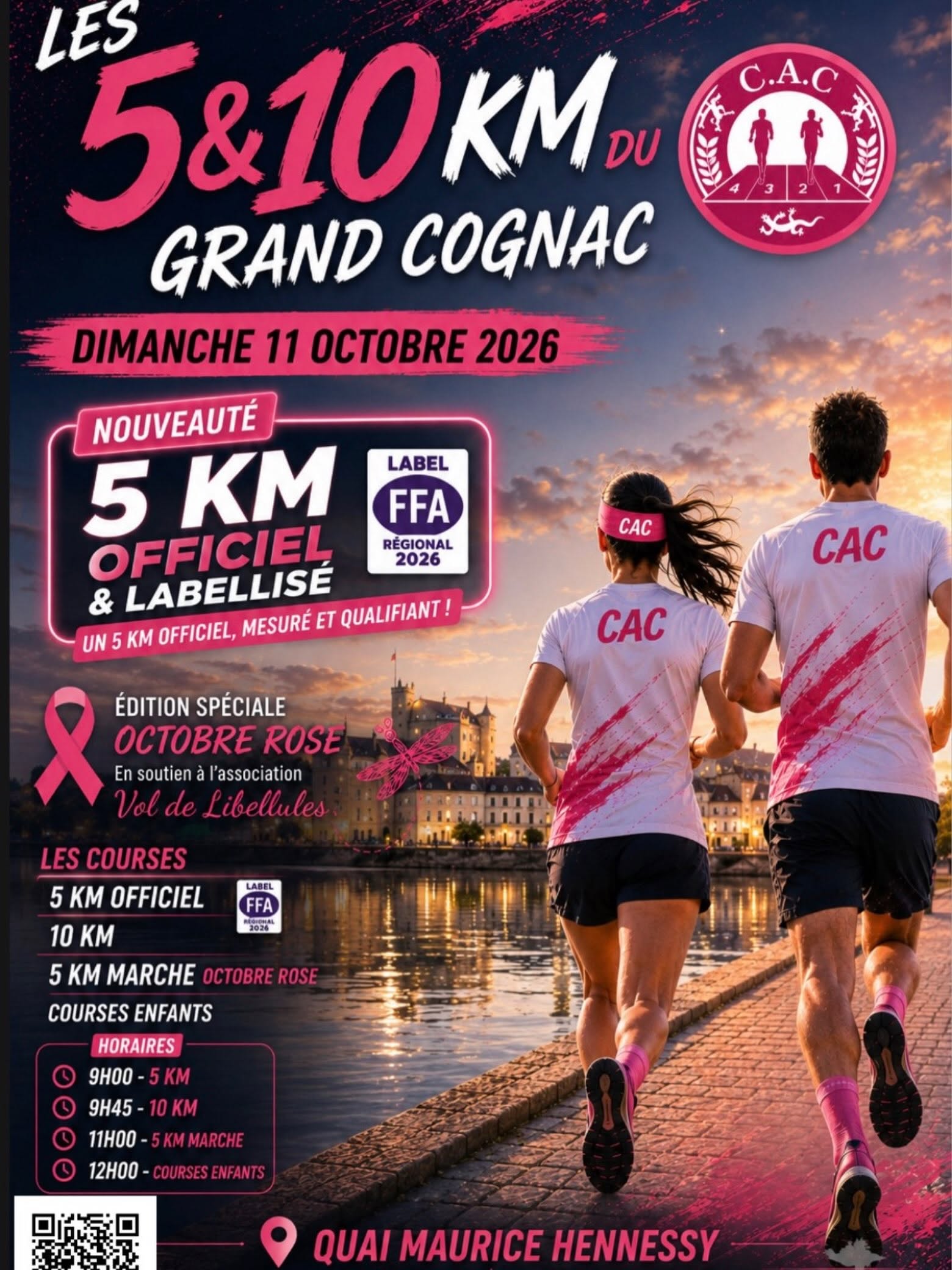 5 et 10 km du Grand Cognac