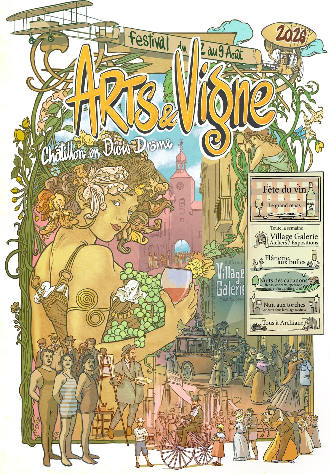 Festival Arts et Vigne 2026 - Programme du mercredi 5 août