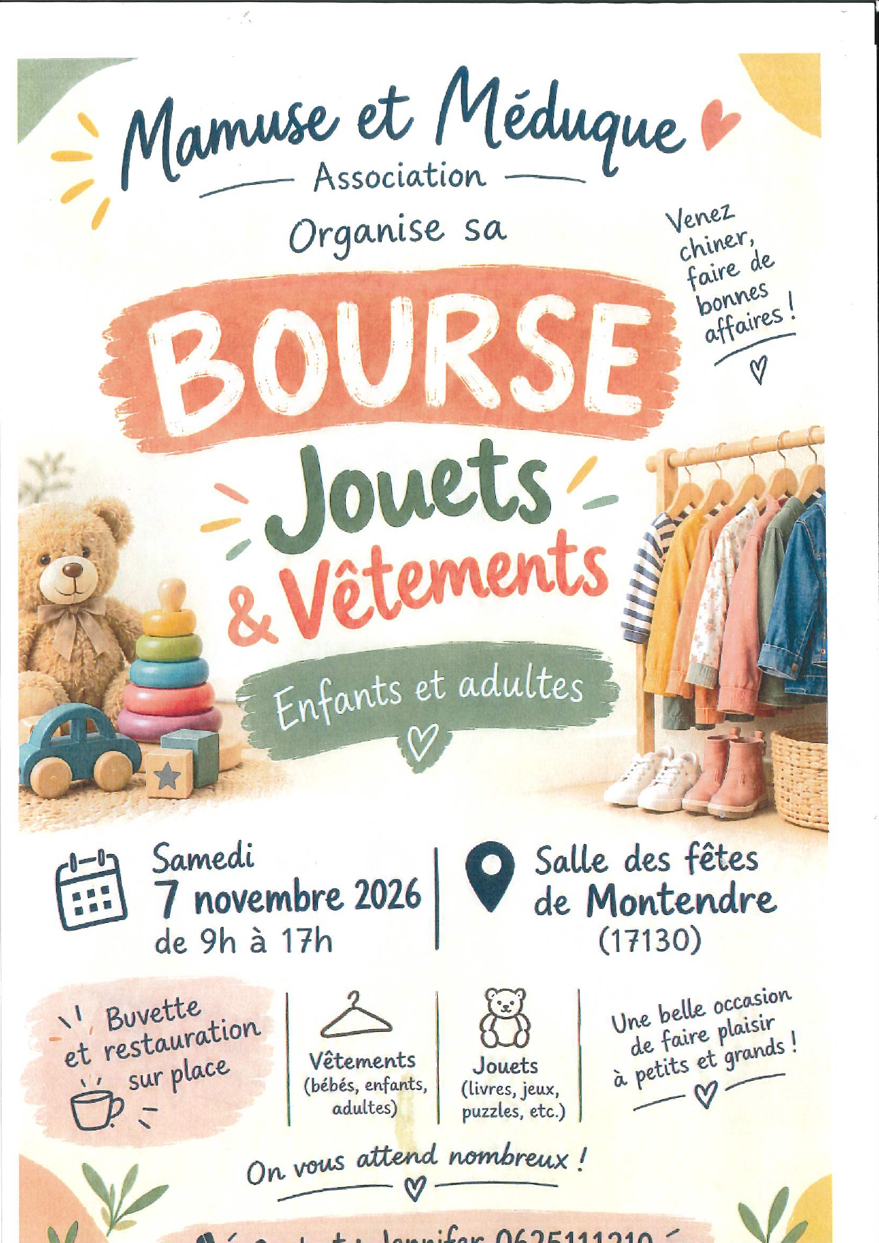 Bourse aux jouets et vêtements