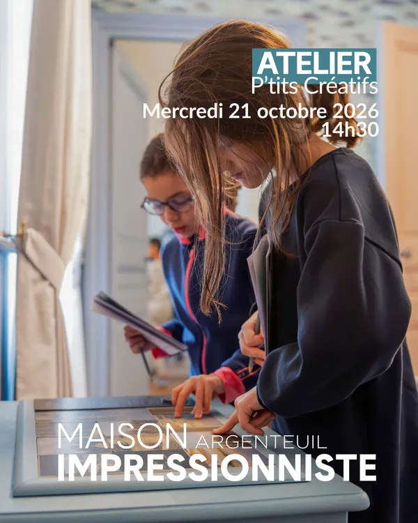 P'tits créatifs - Visite atelier Pop-up "Le Pont du chemin de fer de Claude Monet"