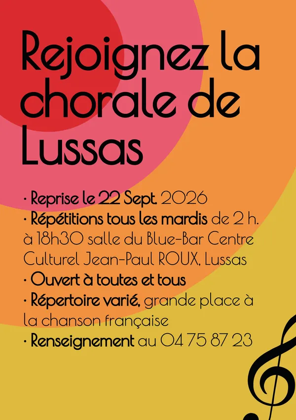 Reprise de la chorale de Lussas