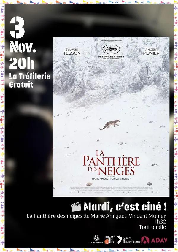 Mardi c'est ciné - La panthère des neiges
