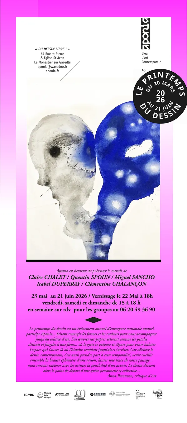 Exposition contemporaine "Du dessin libre" - Printemps du dessin