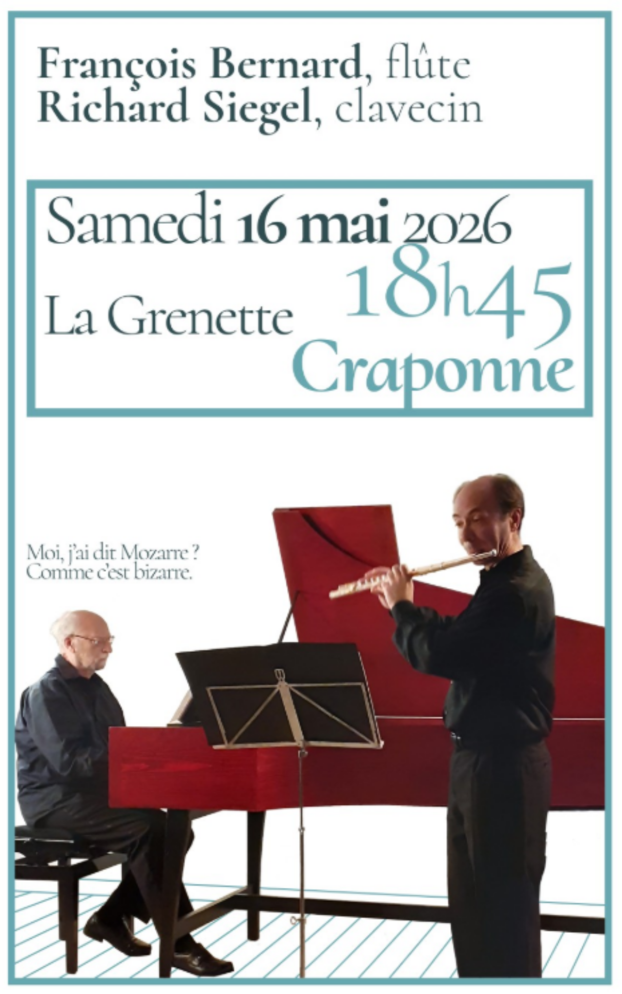 Concert : Mozart, Mozart... vous avez dit Mozart ?
