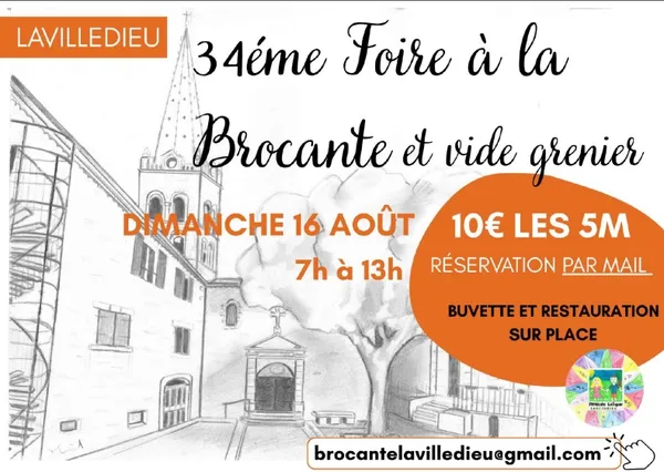 34ème foire à la brocante et vide grenier
